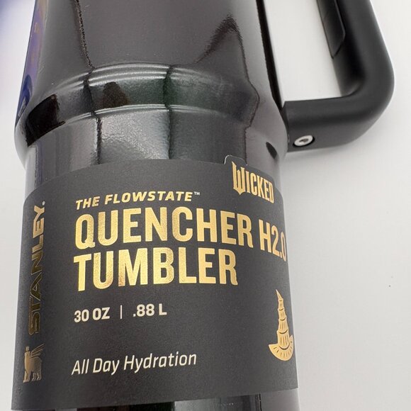 NWT Target x Stanley Wicked Elphaba And Purple 30oz Quencher H2.0 Tumblers Cups - Picture 3 of 7